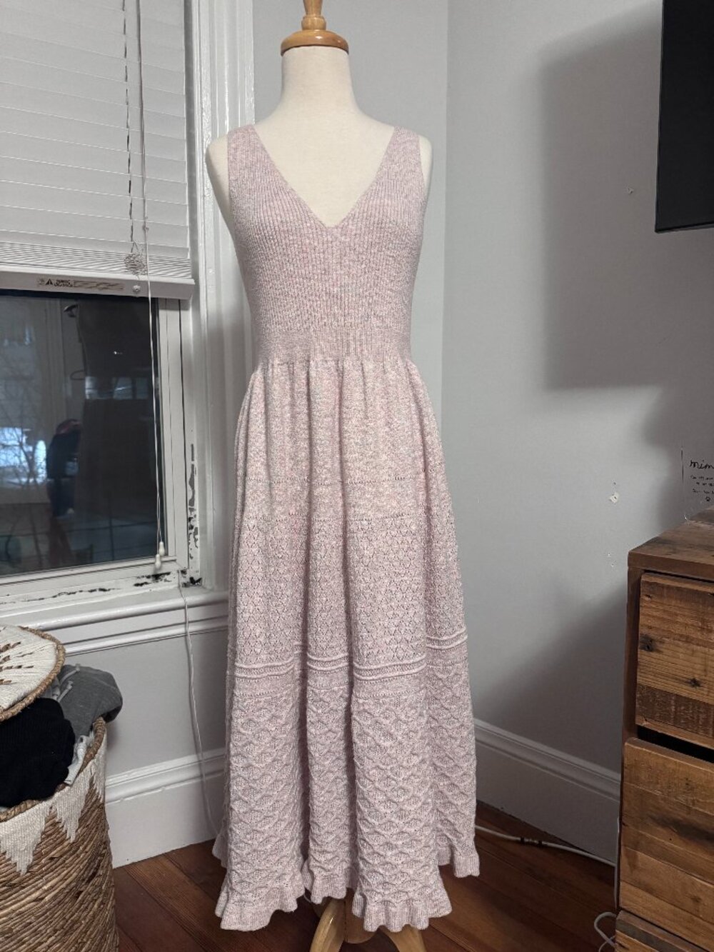 La Vie by Rebecca Taylor Rainbow Pointelle Dress - Picture 2 of 6